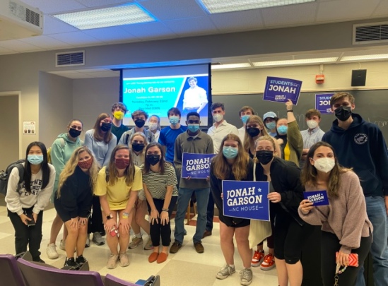 Spring 2022- UNC YD Hosts a Town Hall for HD56 Candidate Jonah Garson